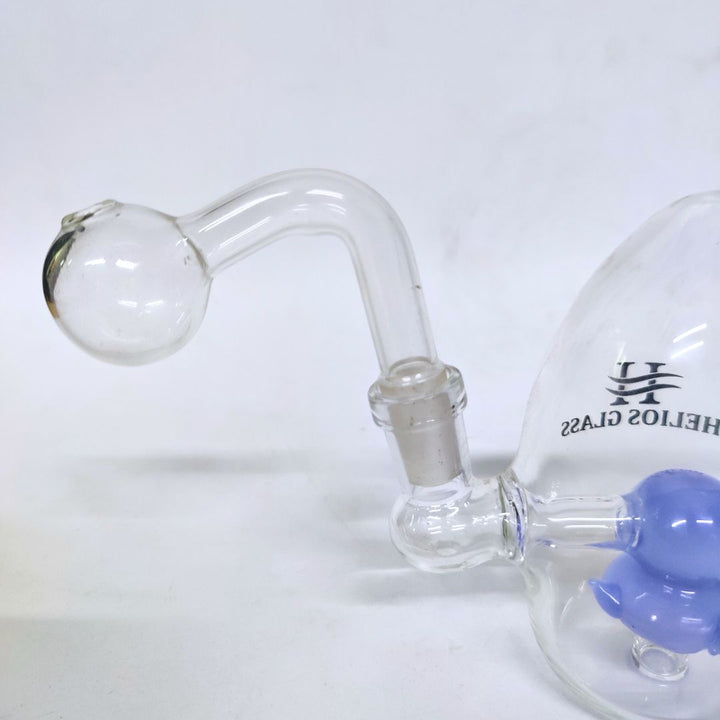 oil pipe with a bong  on a white background