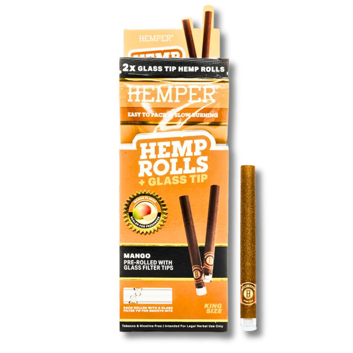 Hemper Glass tip hemp Rolls Mango 