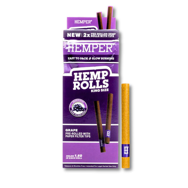 Hemper hemp rolls Grape in price