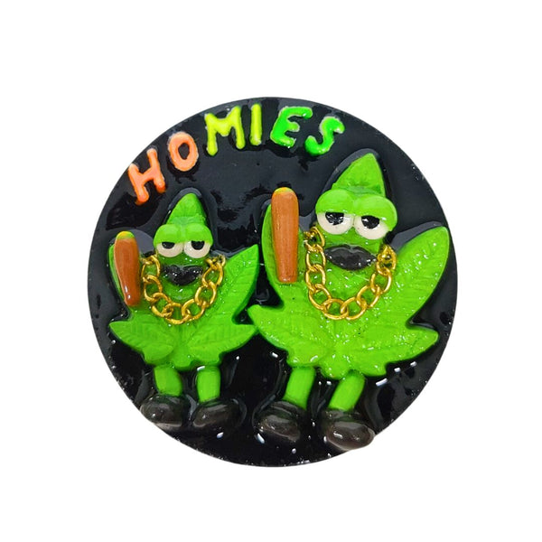 Homies Hand-Painted Metal Grinder – 63mm