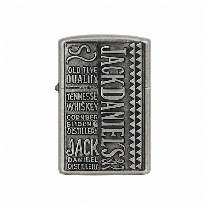 Jack Daniel's branded lighter on a white background