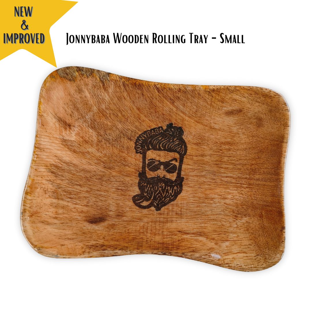 Jonnybaba wooden rolling tray