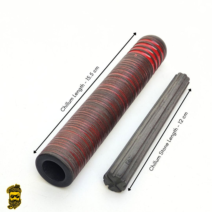Kaio Italian chillum rosso fiamma