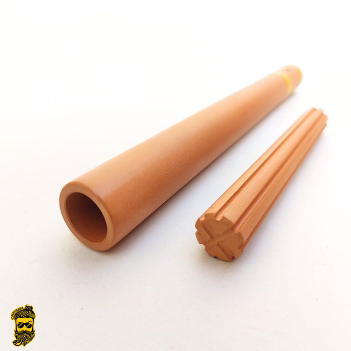 Front of kaio italian clay chillum