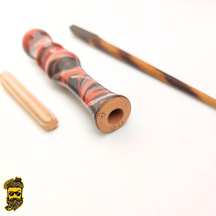 Kaseki Italian Clay Chillum Inferno Rosso India