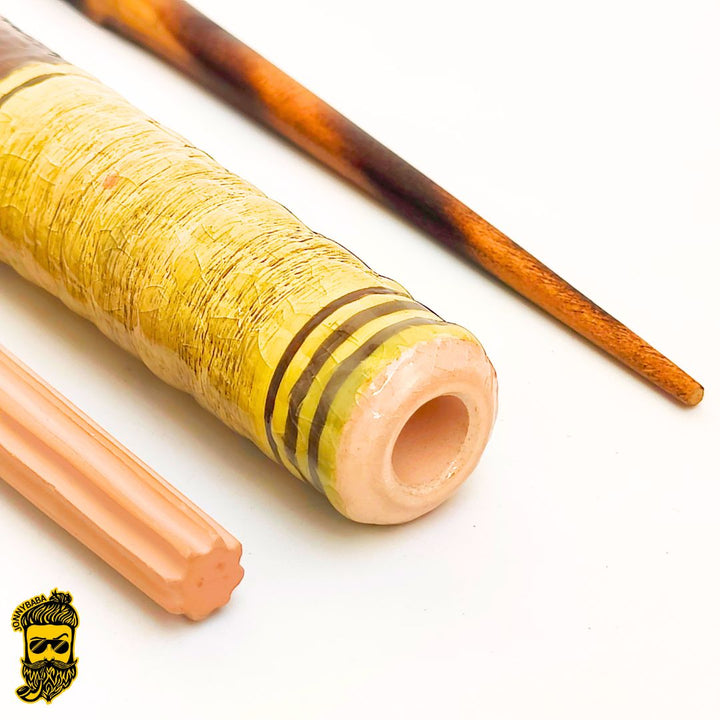 Kaseki Italian Clay Chillum close up