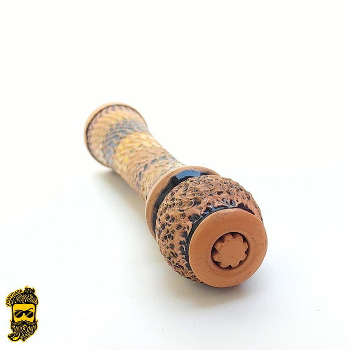 Kaseki Italian Clay Chillum Veleno Dorato stone