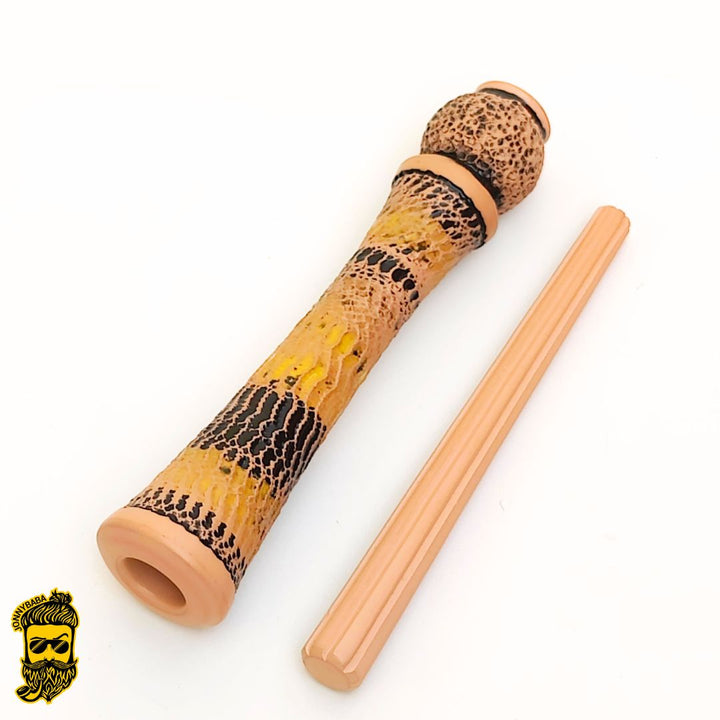 Kaseki Italian Clay Chillum Veleno Dorato