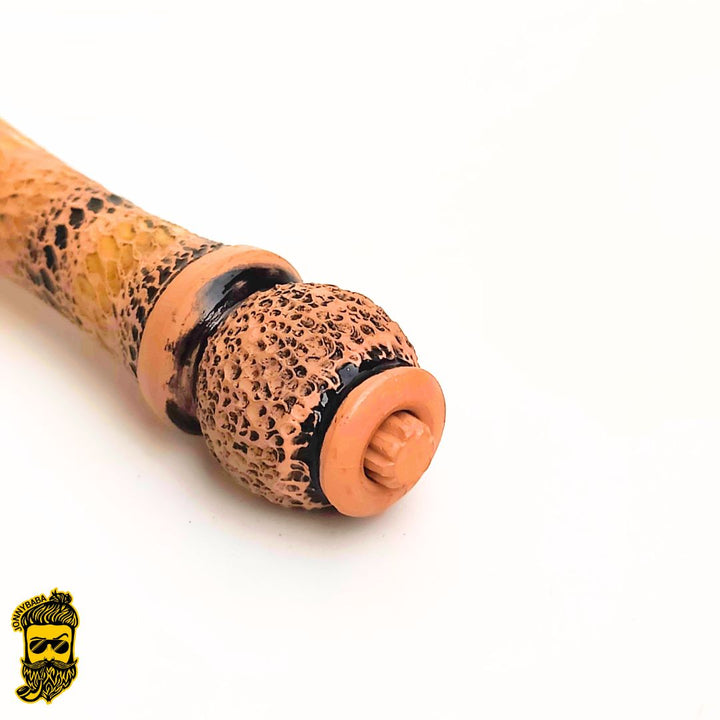 Kaseki Italian Clay Chillum Veleno Dorato side view