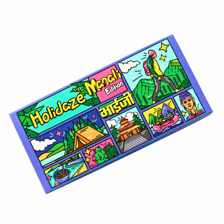 Colorful Rolling Paper packaging with illustrations and text on a white background