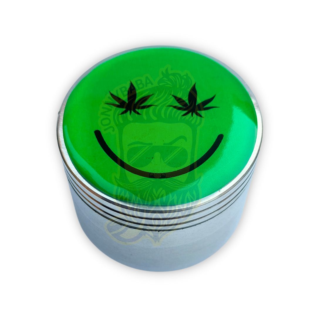 Metal Herb Grinder With 3D Sticker - Baked