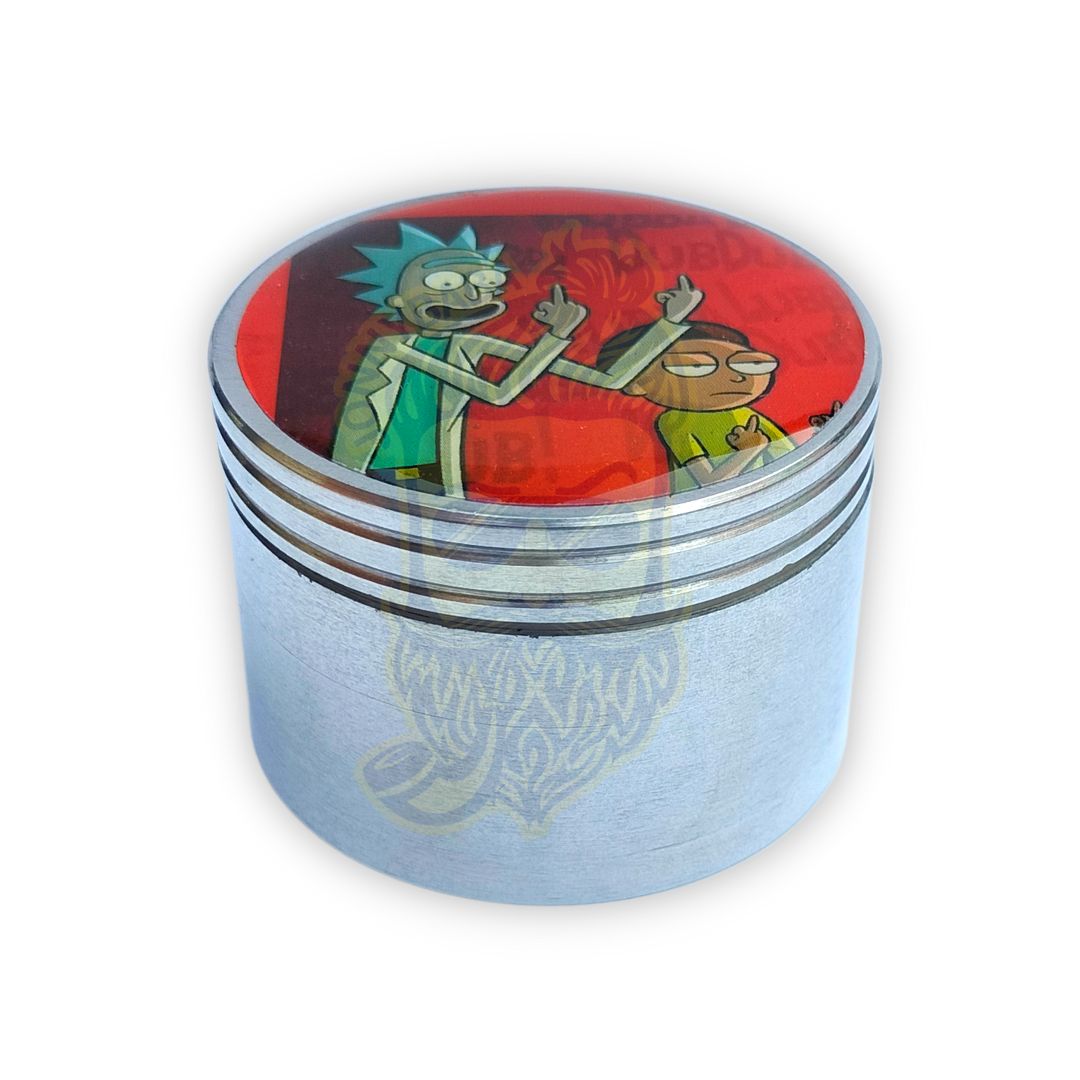 Metal Herb Grinder With 3D Sticker