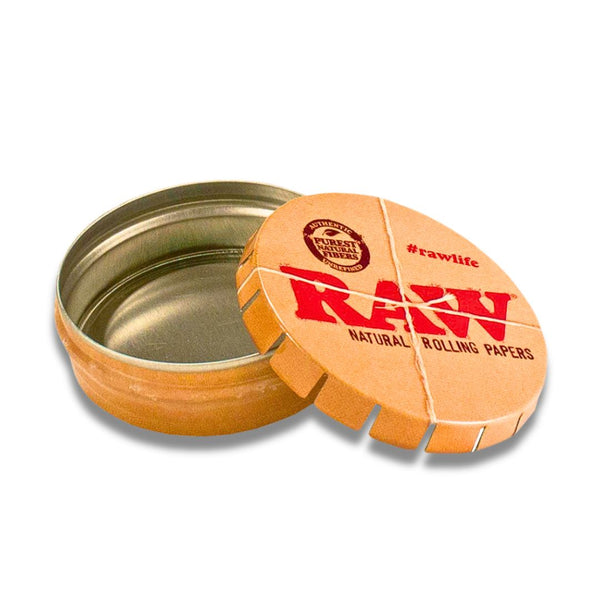 Raw Round Metal Tin - Small