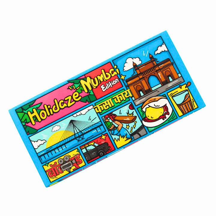 Colorful Rolling Paper pack with cartoon illustrations on a white background
