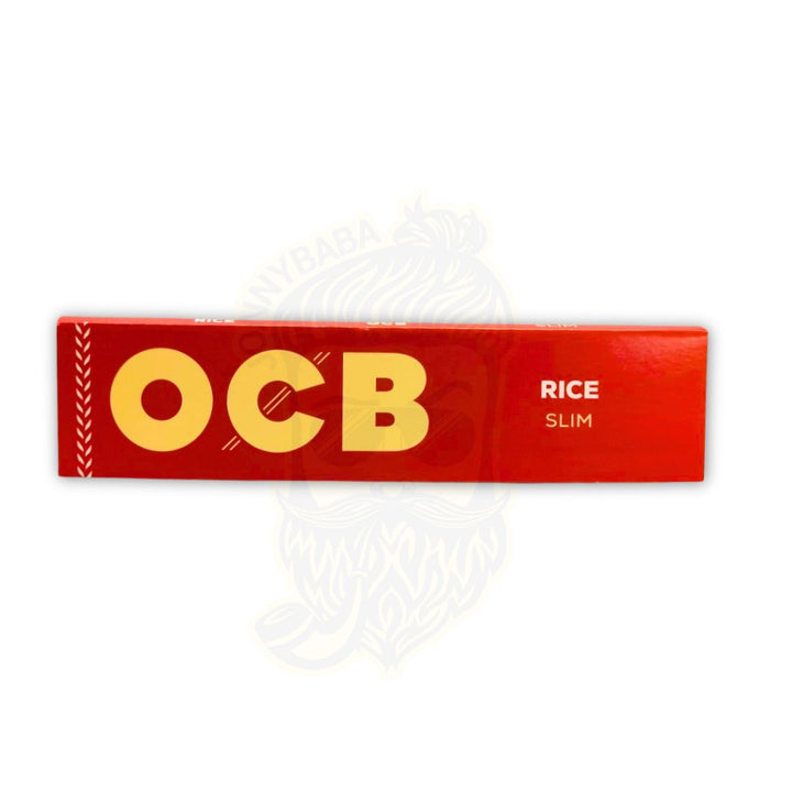 OCB Rice Slim Rolling Papers Booklet | Ultra Thin Rice Papers ...