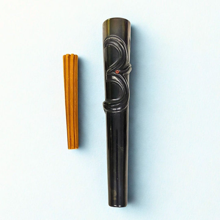 Om black clay chillum price