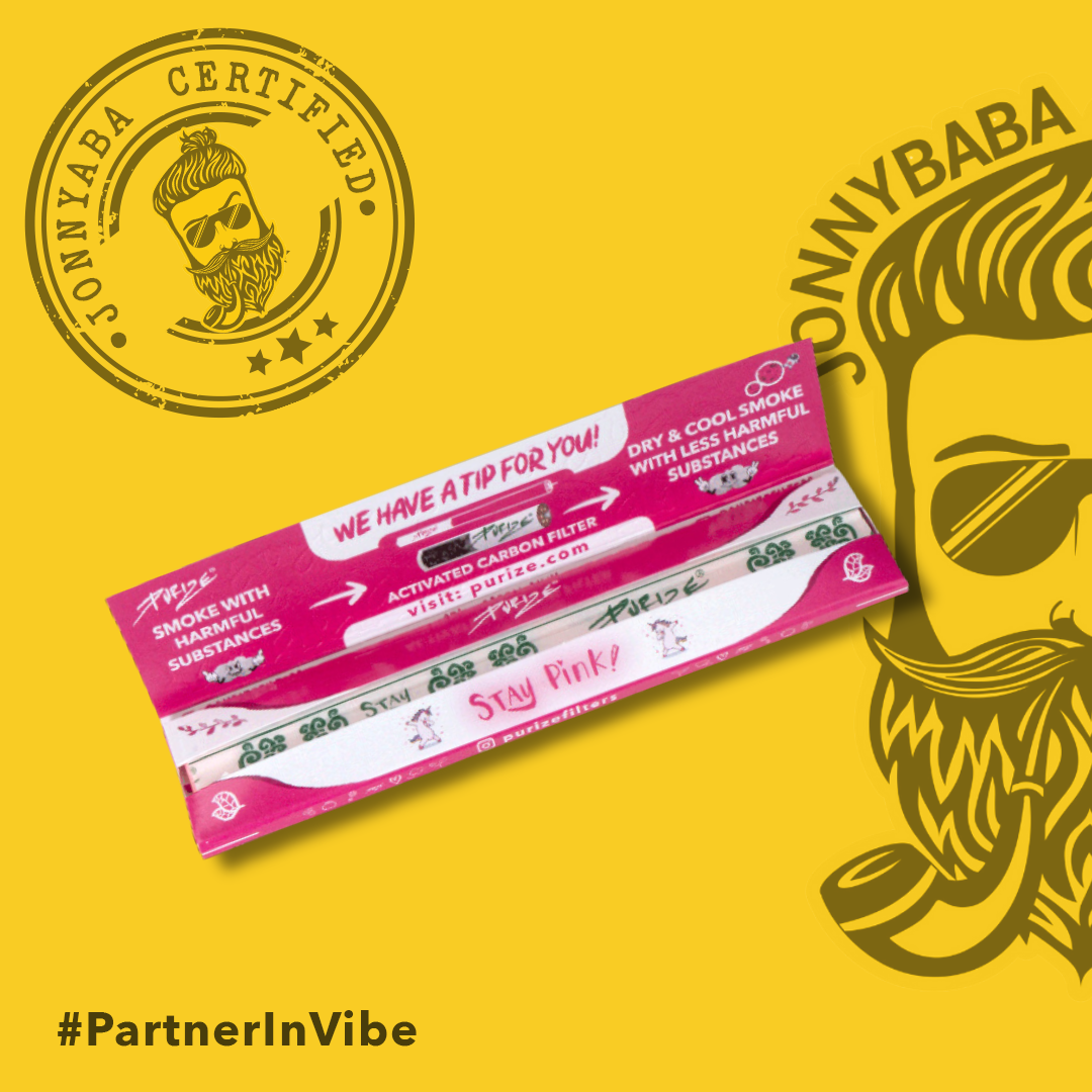 Purize Long Rolling Papers - Pink