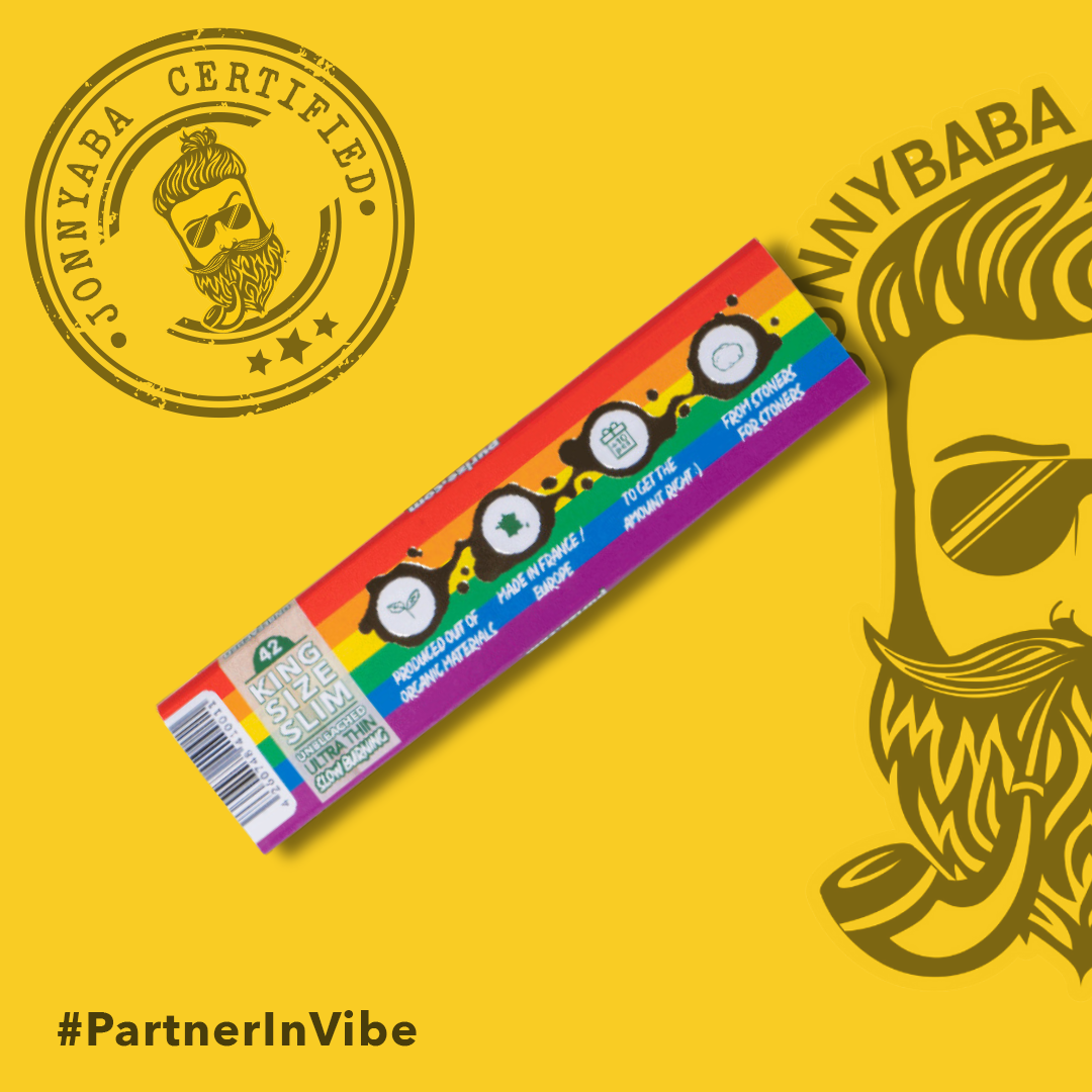 Purize Long Rolling Papers - Rainbow