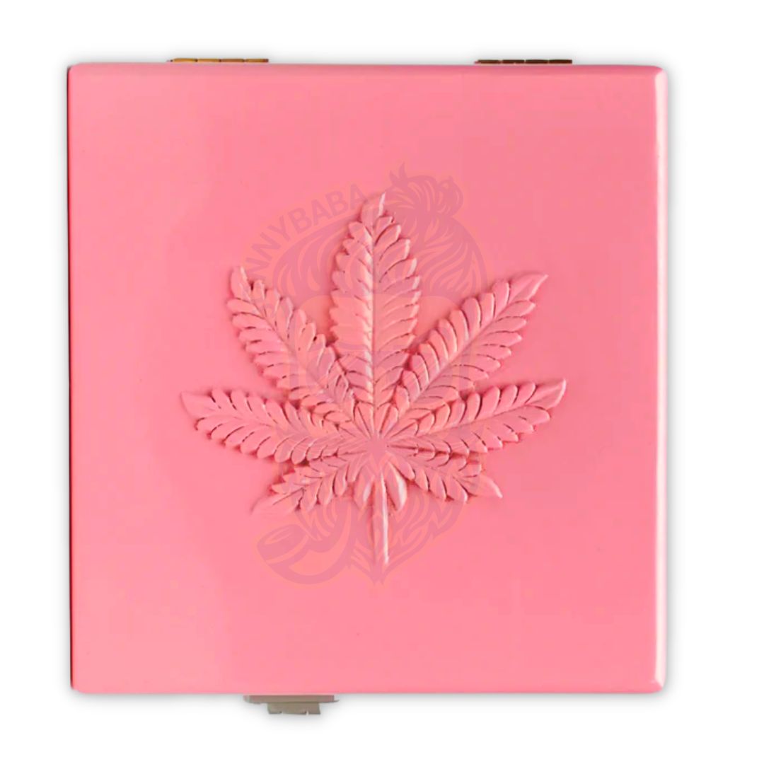 Pink Pearl Wooden secret Stashbox with Lock