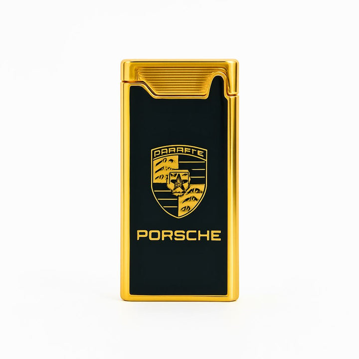 Porsche lighter with logo on a white background