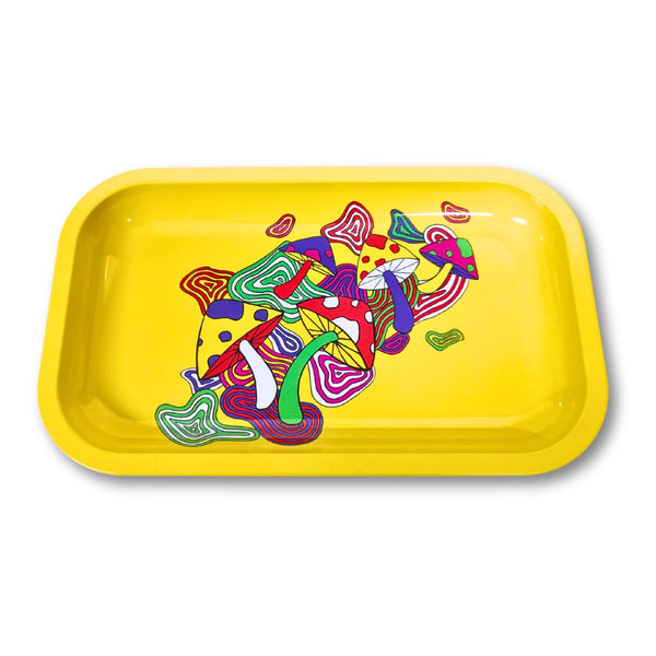 Psychedelic Mushroom Metal Rolling Trays