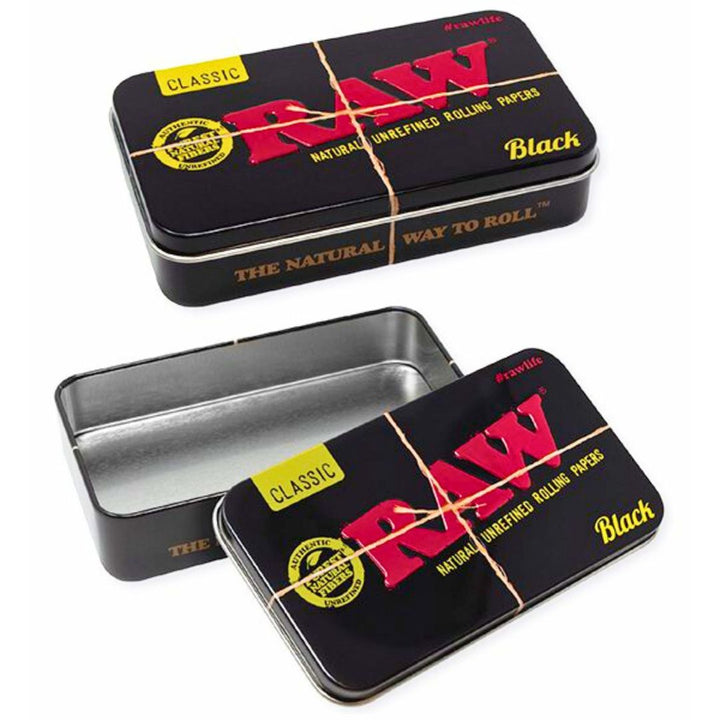Raw Black Tin Case online On Jonnybaba Lifestyle 