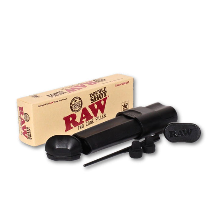 RAW Double Shot Two Cone Filler king size