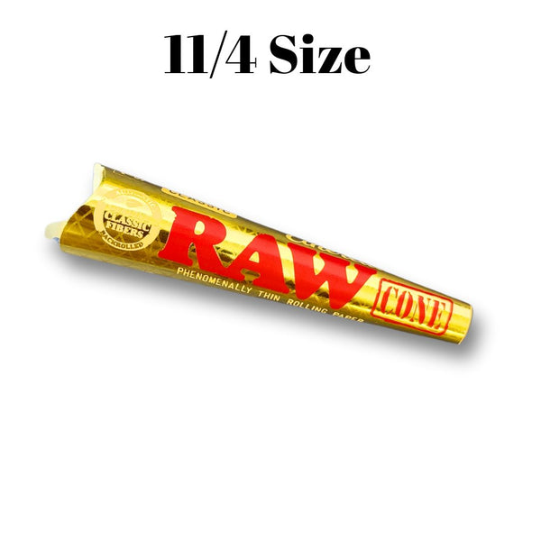 RAW Ethereal Pre-rolled Cones 11/4 Size - 6/pack