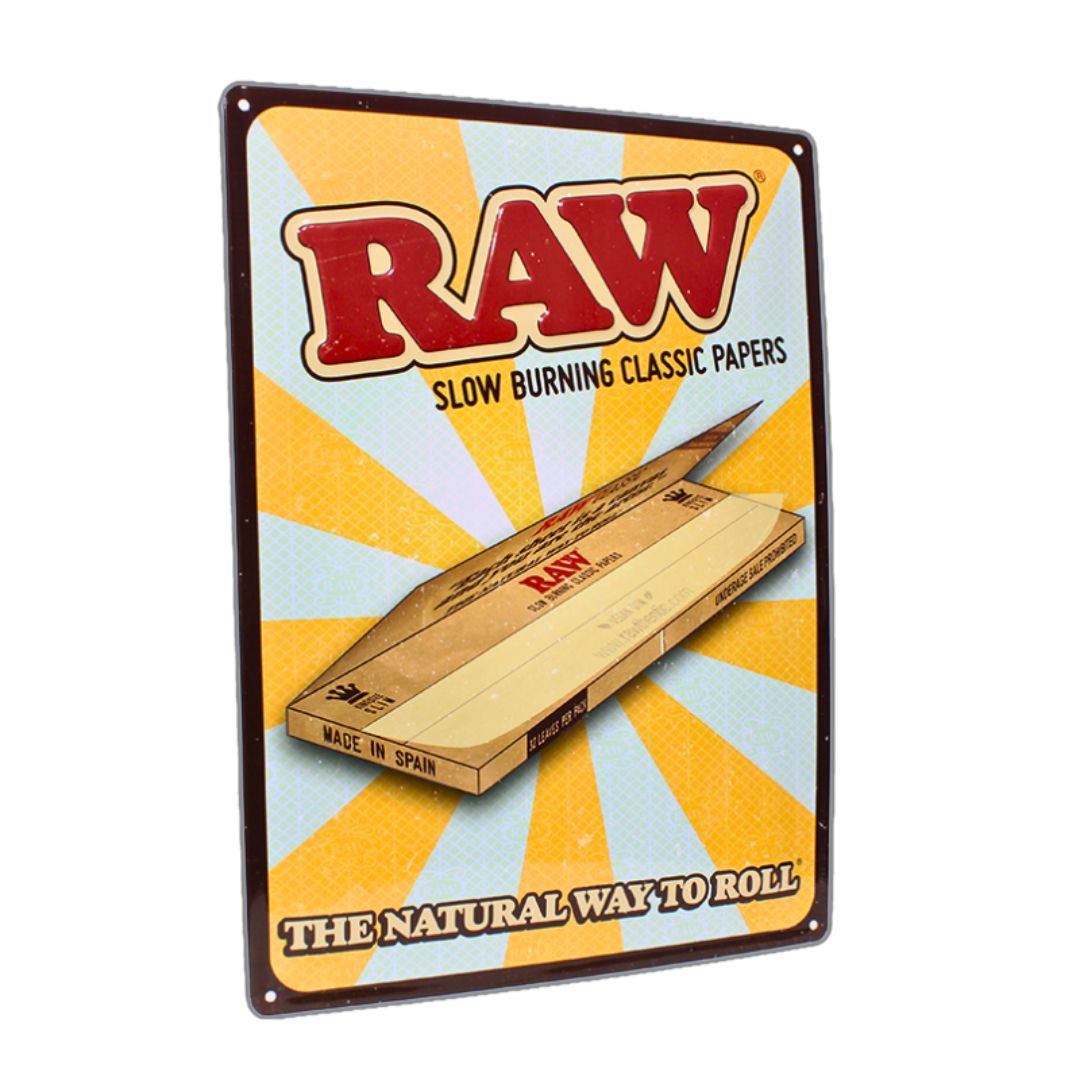 RAW Retro Tin Sign