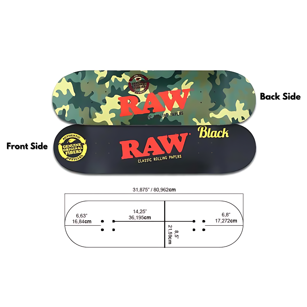 Raw Skateboard Deck 