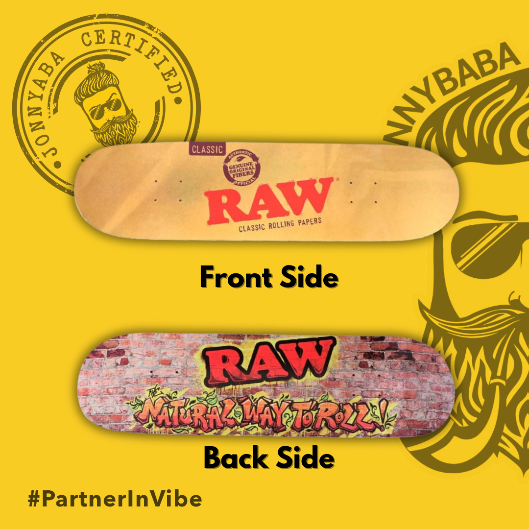 Raw Skateboard deck classic and bricks