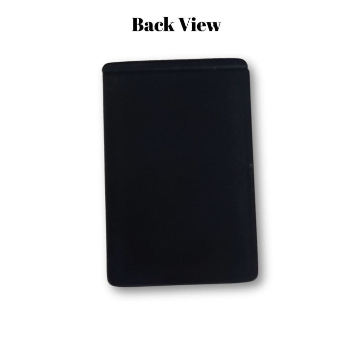 Black rectangular Lighter on a white background with 'Back View' text.