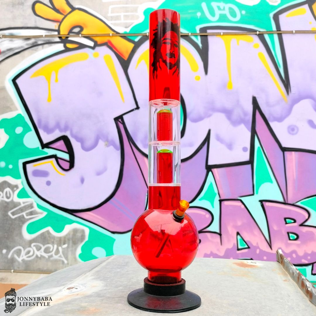 Scarlet Double Percolator Bong Online