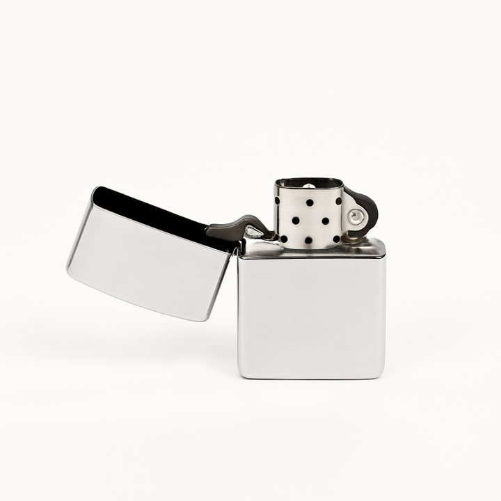 Chrome lighter on a white background