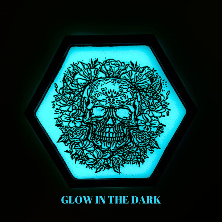 Skull & Roses glow in the dark