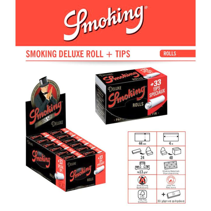 Smoking Deluxe 4 meter Roll

