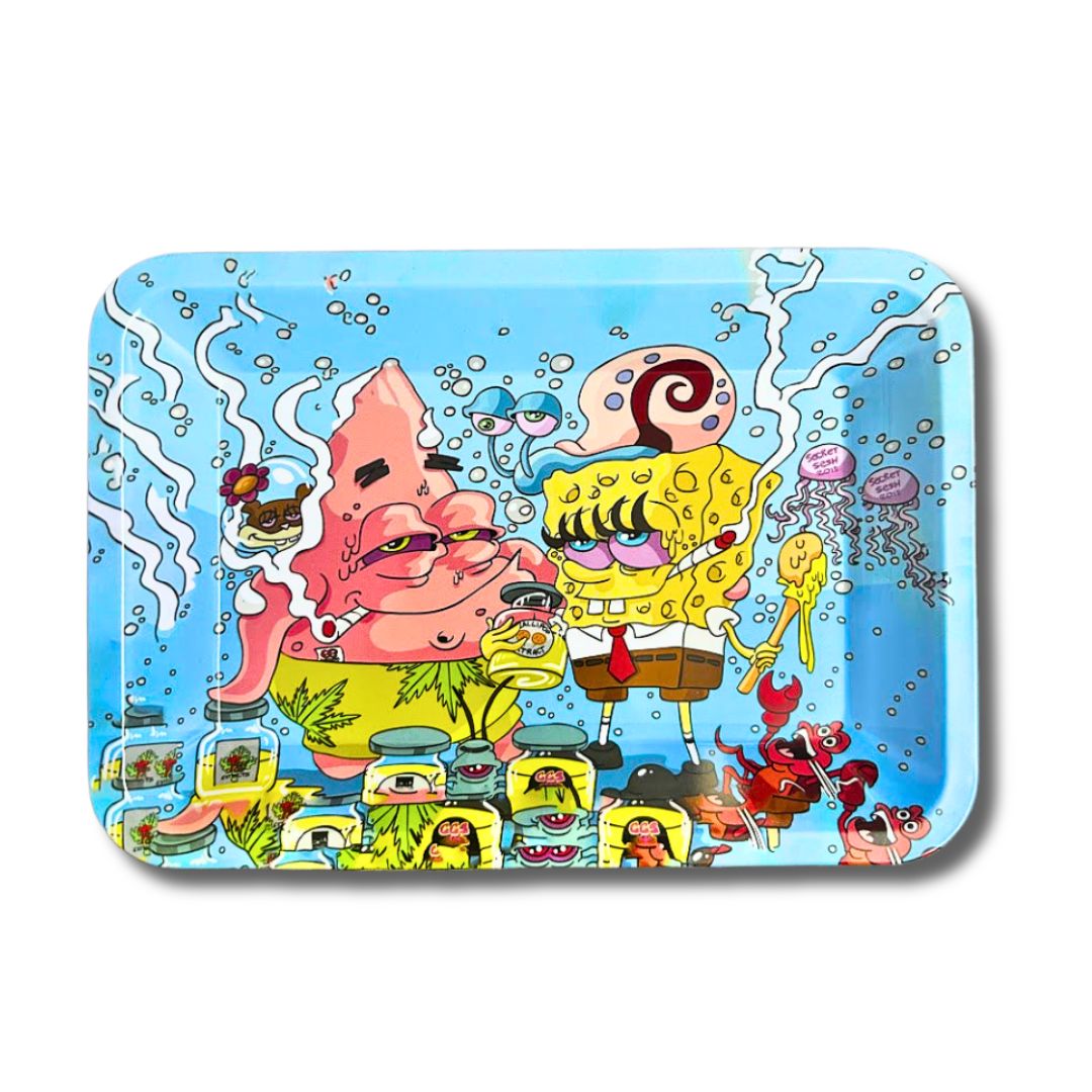 SpongeBob Metal Rolling Tray

