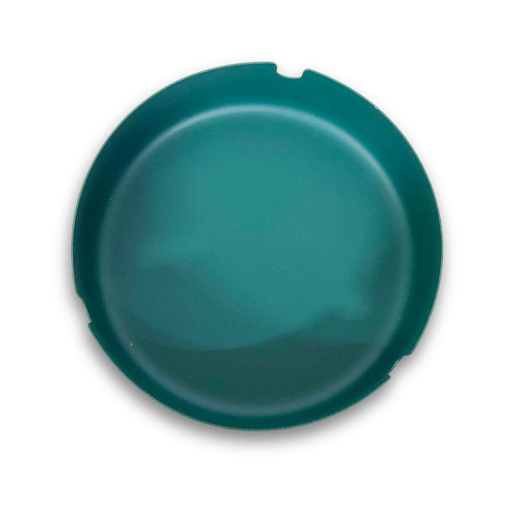 Teal Ashtray on a white background