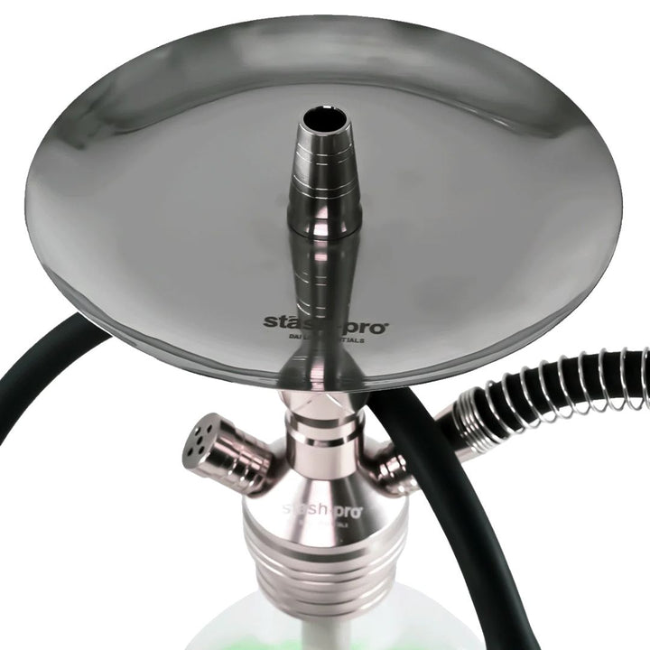 Close-up of a hookah with 'starpro' branding on a white background