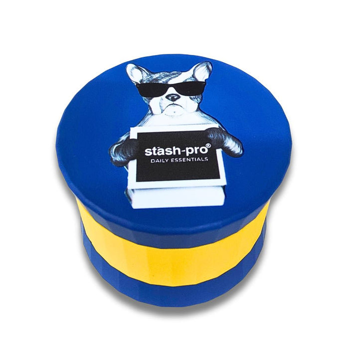 Stash Pro Silicone Grinder Large- Blue