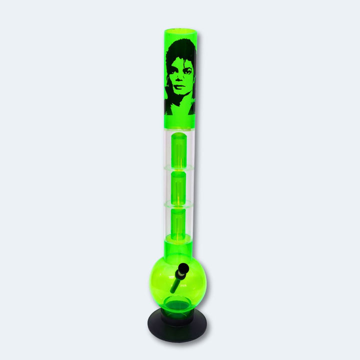 triple percolator acrylic bong - Michael Jackson
