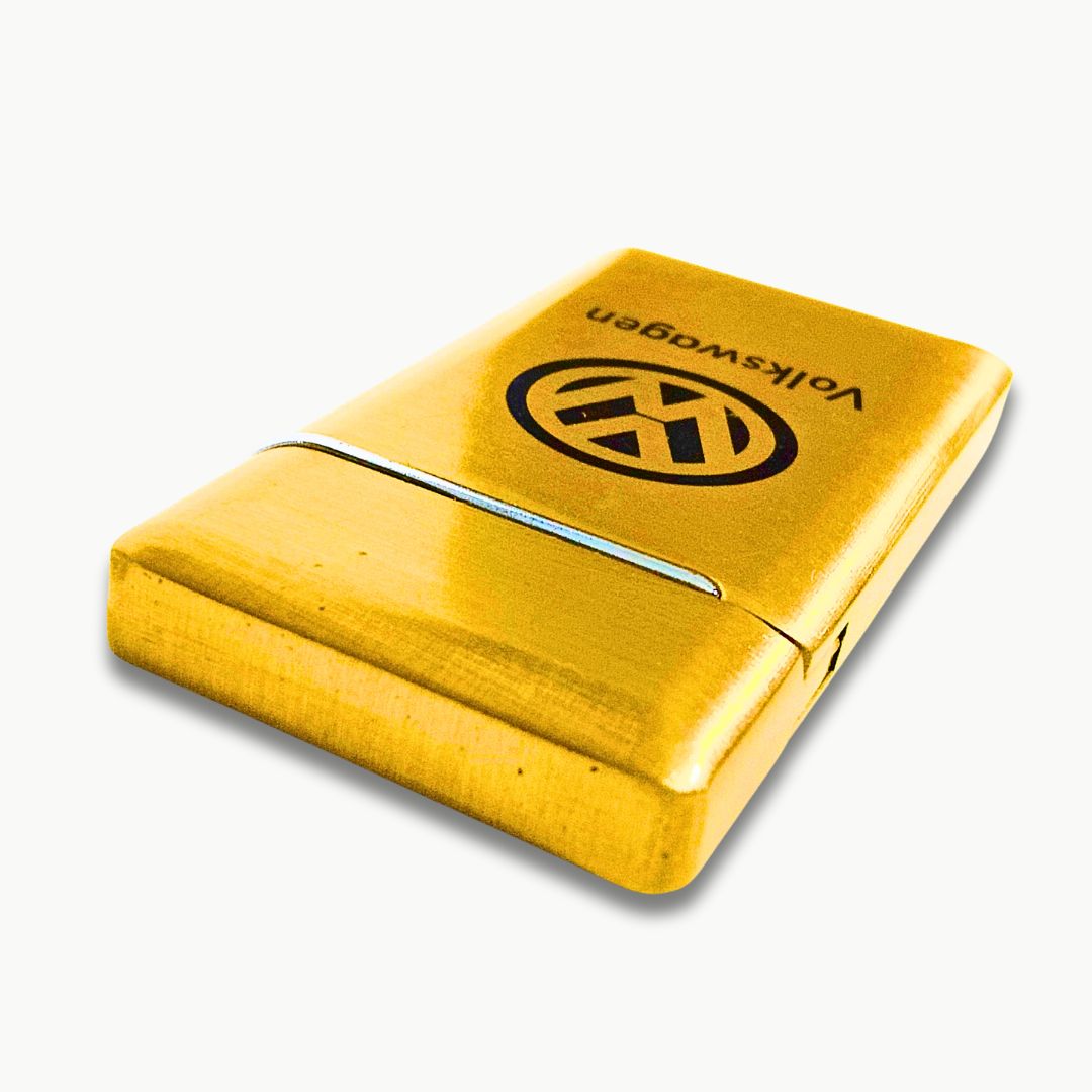 Buy Volkswagen Gold Jet Flame Lighter

