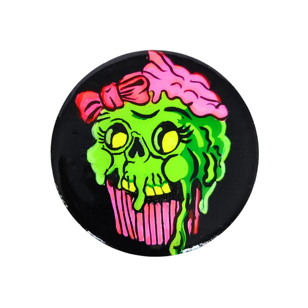 Zombie Cupcake Hand-Painted Metal Grinder – 63mm