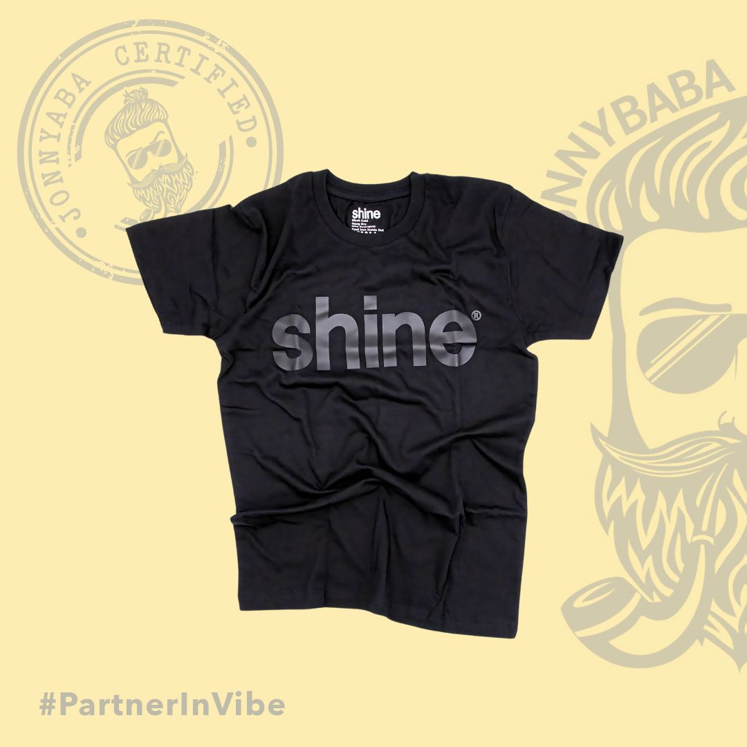 Shine Black Logo t-shirt