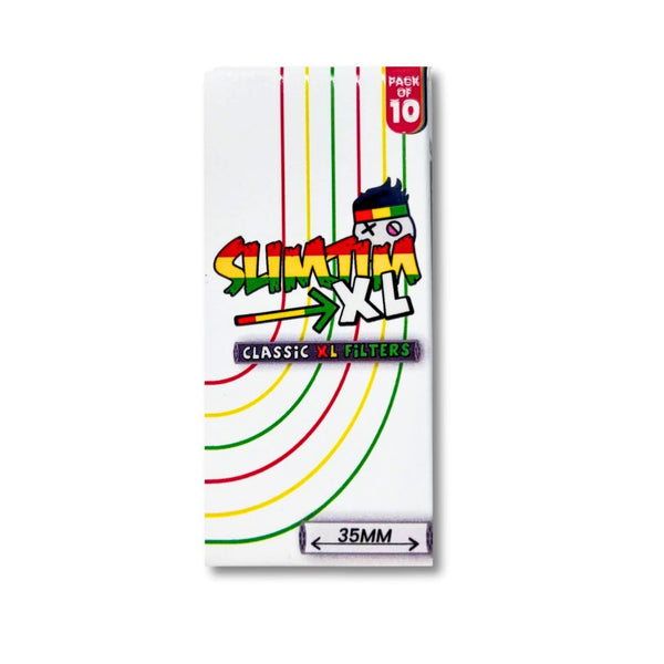 Slimjim Classic XL Carbon Filters 6mm (Pack of 10)