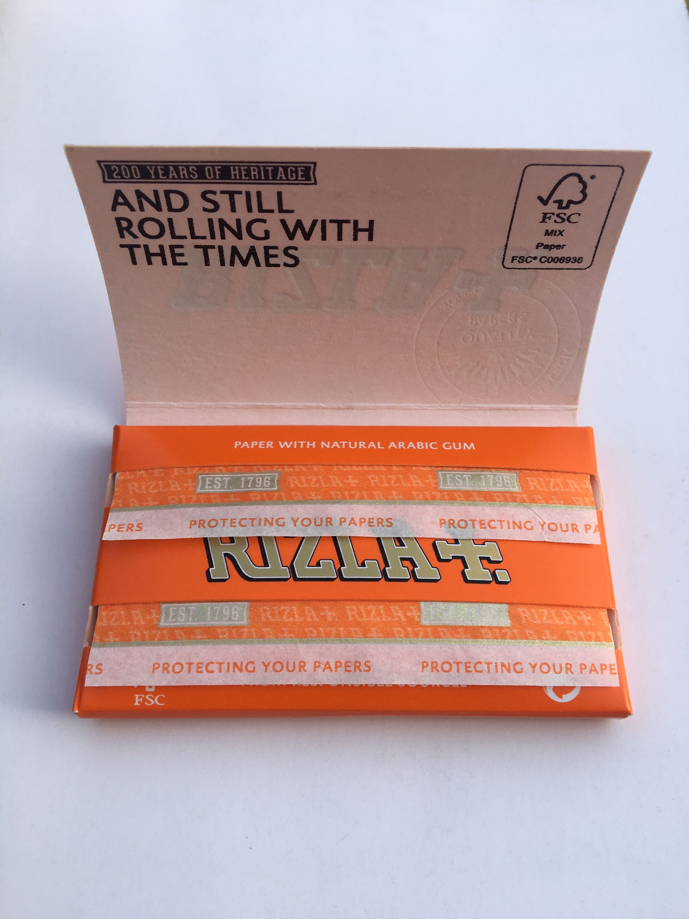 Rizla orange double window regular size available on Jonnybaba Lifestyle 