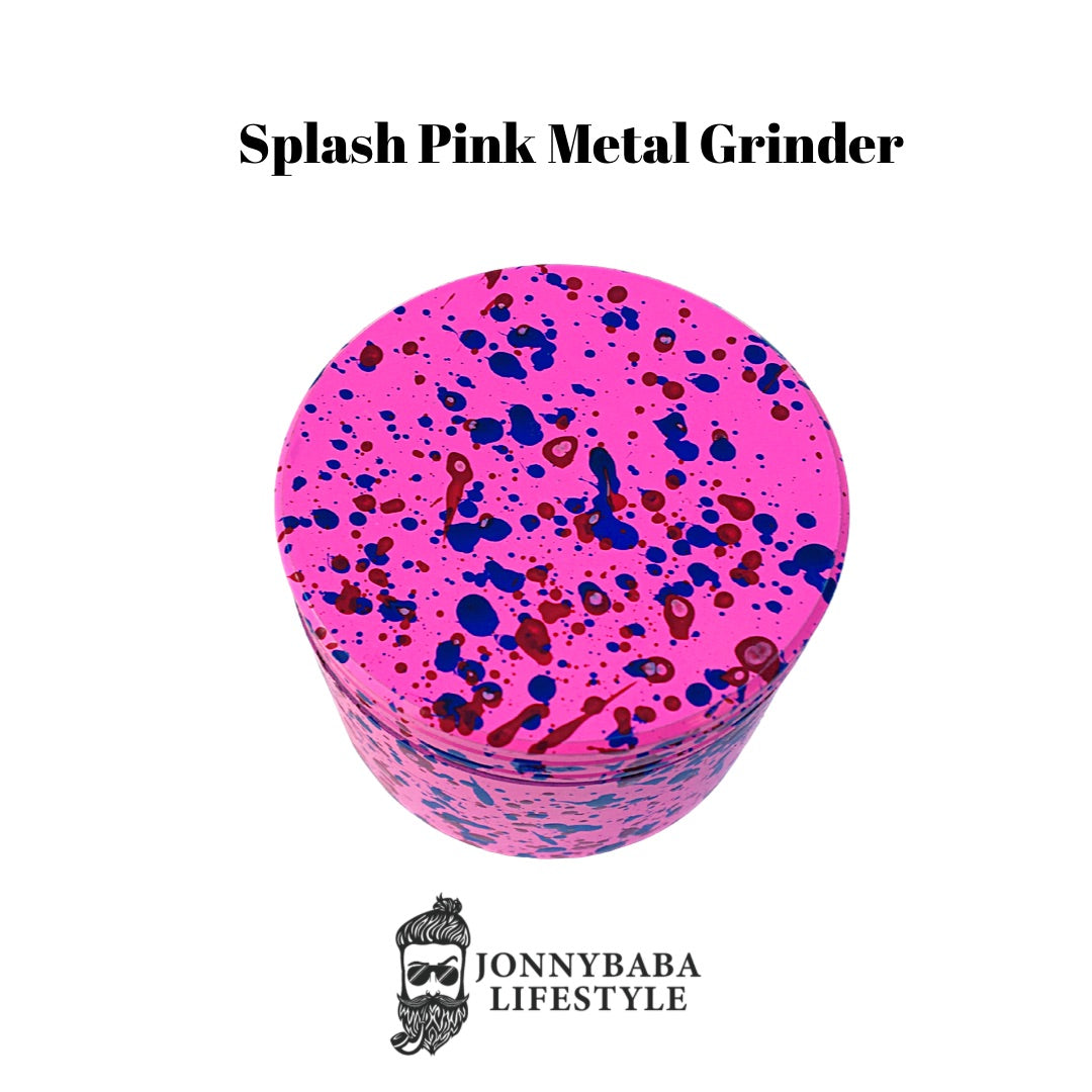 Splash Pink -  Metal Crusher/Grinder ( 4 Part ) now available on Jonnybaba Lifestyle