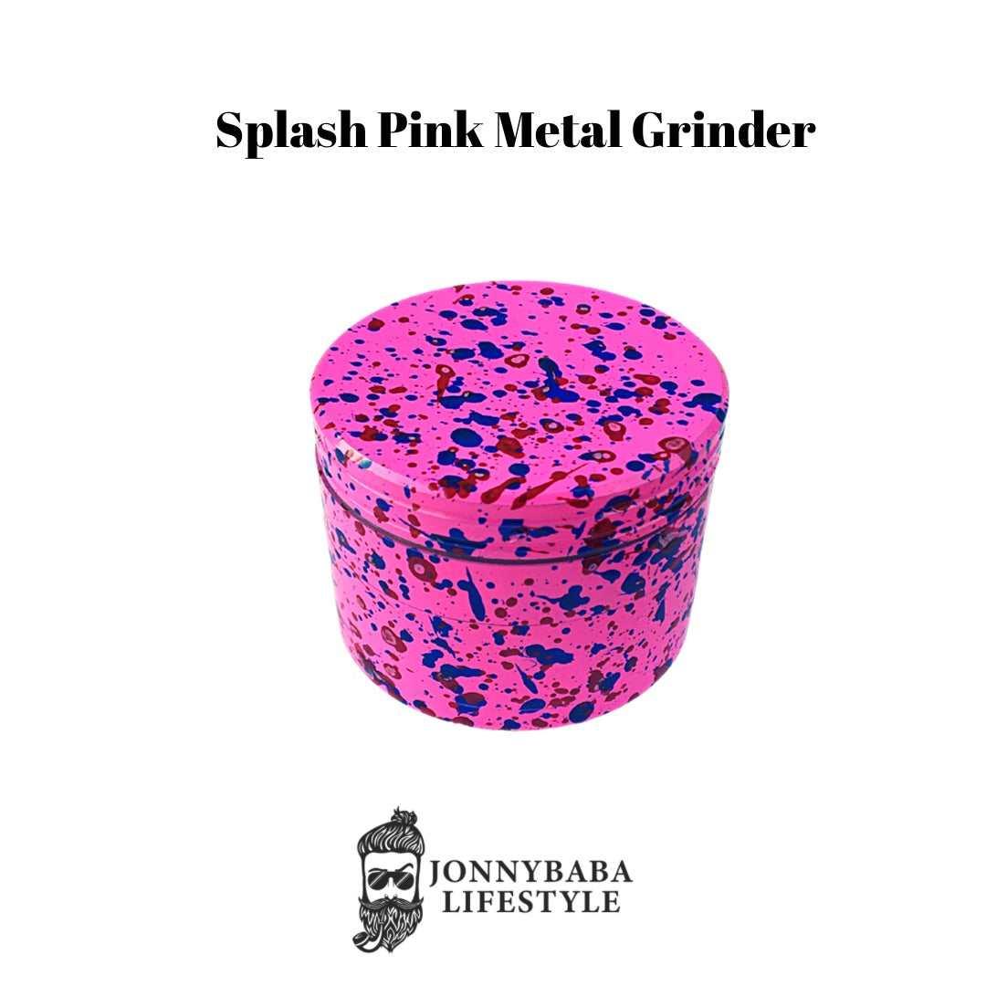 Splash Pink -  Metal Crusher/Grinder ( 4 Part ) now available on Jonnybaba Lifestyle