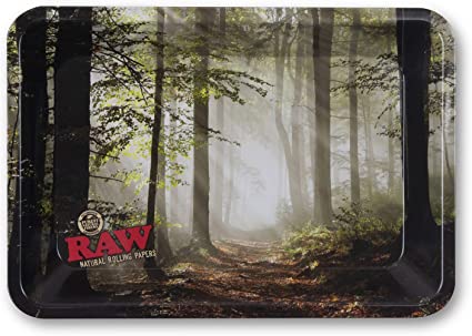 RAW ORIGINAL SMOKEY FOREST MINI ROLLING TRAY AVAILABLE ON JONNYBABA LIFESTYE 