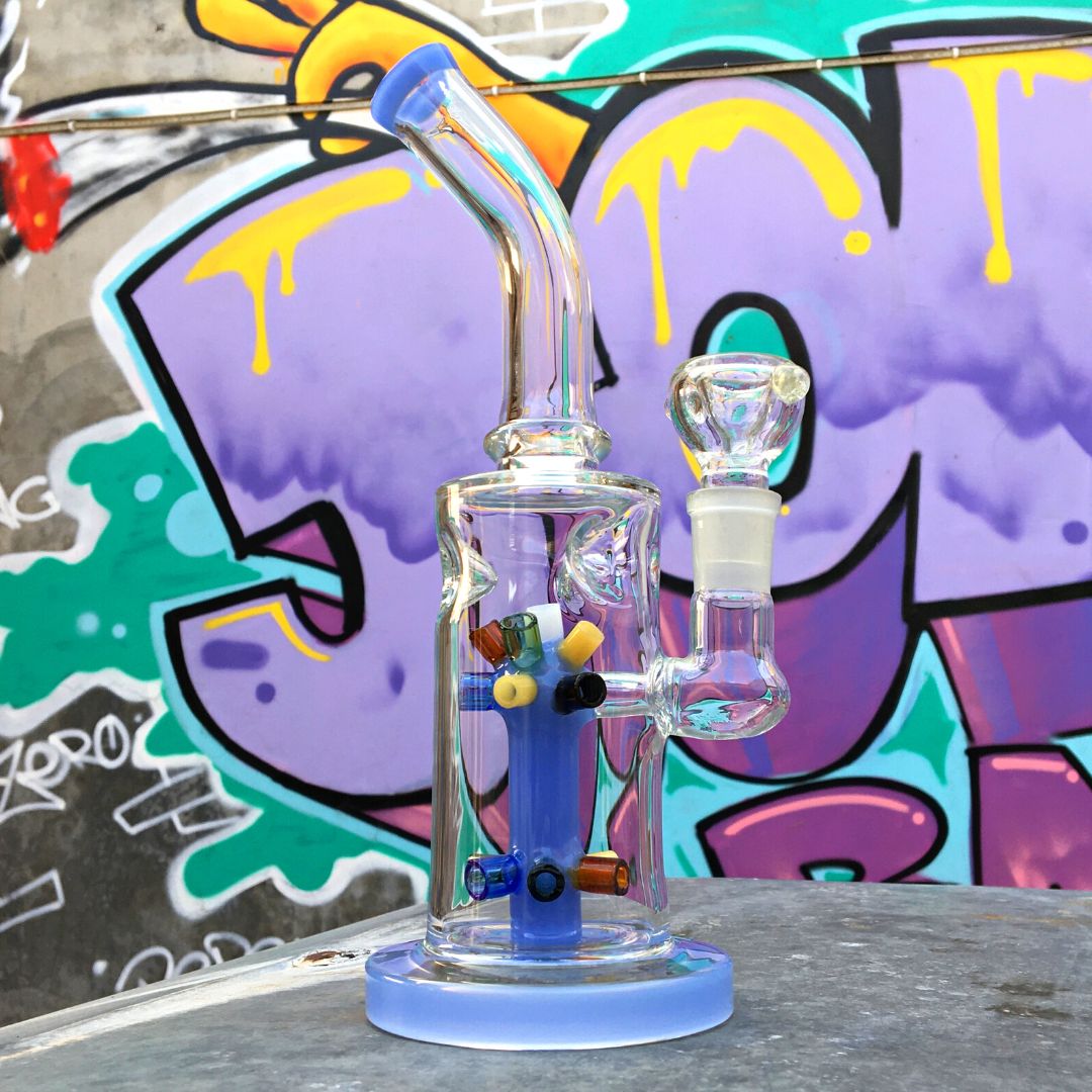 the cosmo percolator glass bong 10 inch